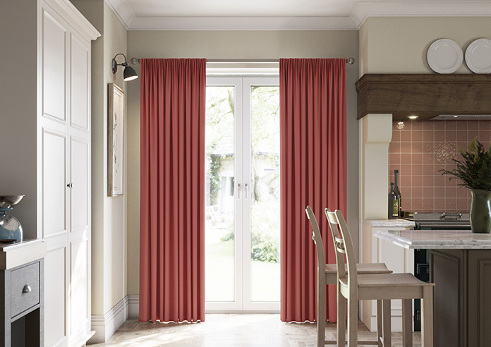 Norleigh, Strawberry - Made to Measure Curtains - Image 3